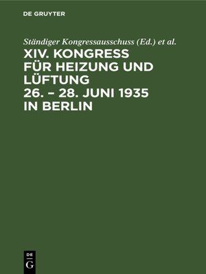 cover image of 26.–28. Juni 1935, Berlin